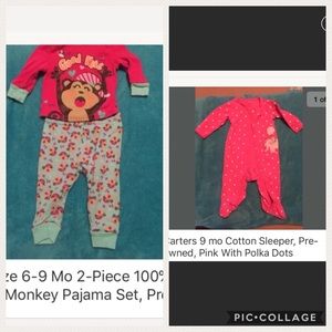 Toddler pajamas, 6-9 mo
